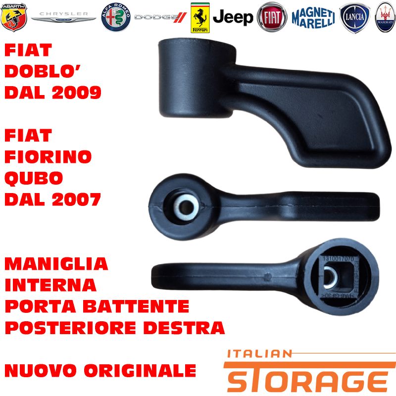 Paraurti Posteriore Con Primer Porta Battente Natural Power Fiat Doblo 2015 Oe  735527322 - 1404491 - 95513298